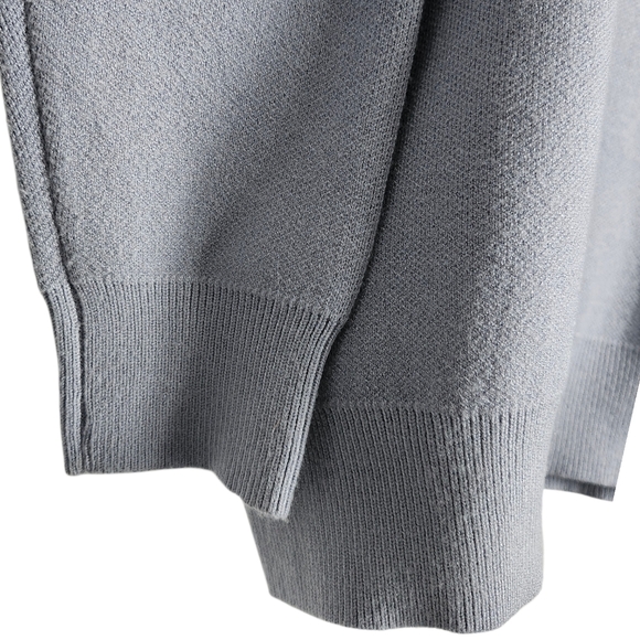 Scout Light Blue/Gray Mockneck Oversized Sweater - Picture 4 of 4